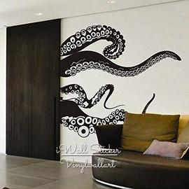 Wanddecoratie woonkamer afbeelding tentakel